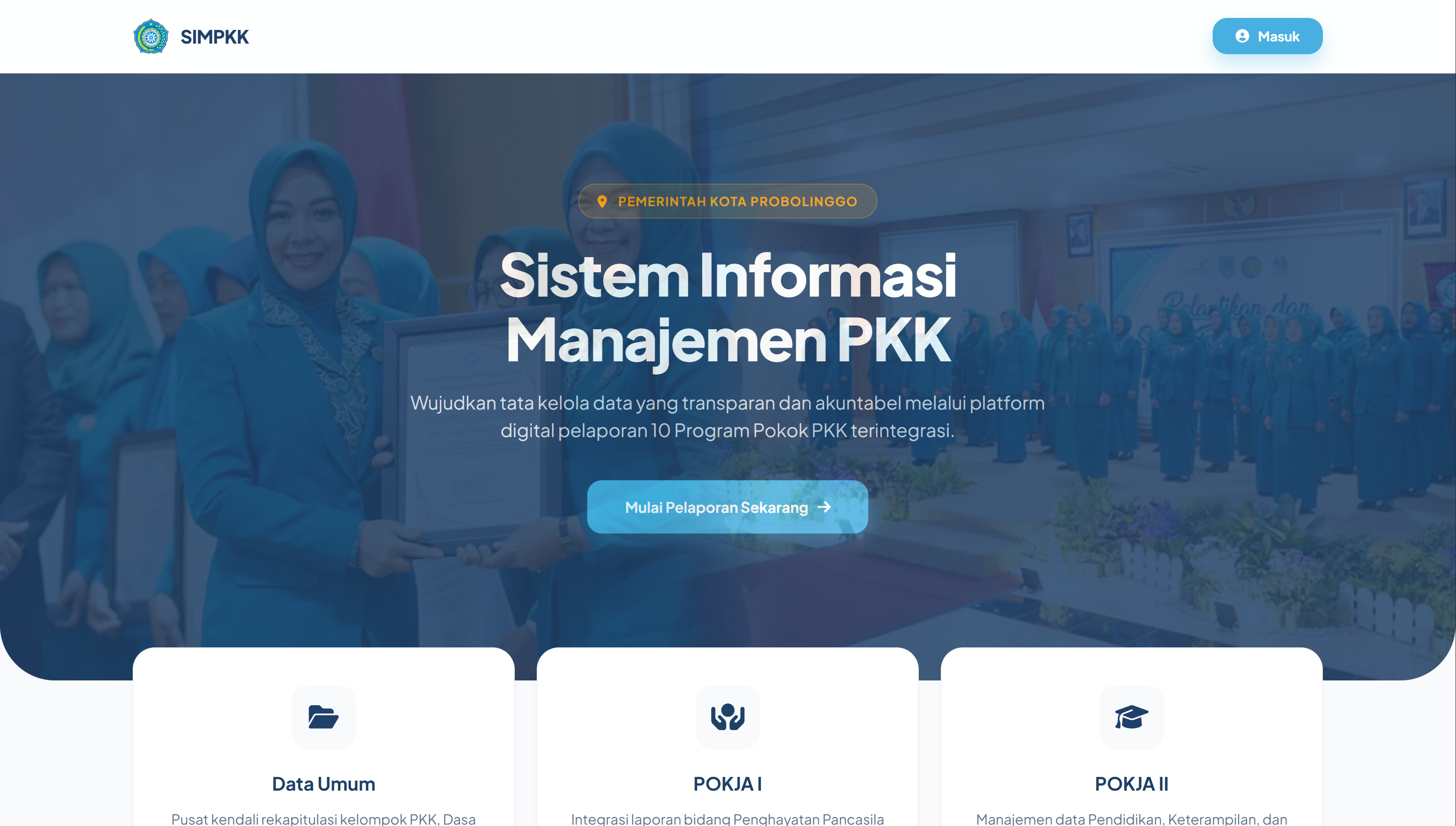 Sistem Informasi Manajemen PKK Kota Probolinggo